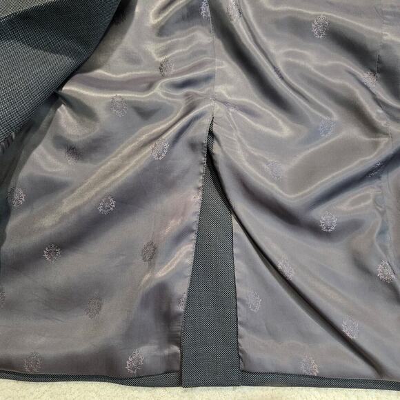 Lauren Ralph Lauren 100% Wool Blazer Sports Coat Men's 44L Stretch Dark Gray - Picture 15 of 15